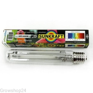 Żarówka Sunkraft HPS Bloom 600W
