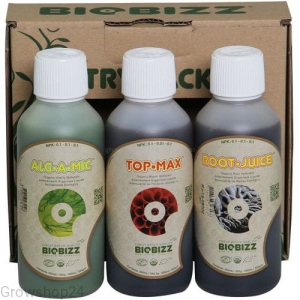 BIOBIZZ TRY-PACK STIMULANT - ZESTAW STYMULATORÓW I BOOSTERÓW, 3x0.25L/3x250ML