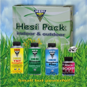 BOX HESI PACK MINI, ZESTAW NAWOZÓW I BOOSTERÓW DO ZIEMI, HESI