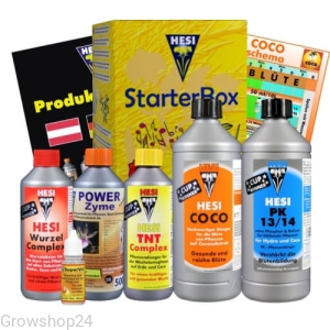 STARTER BOX COCO, ZESTAW NAWOZÓW I BOOSTERÓW DO KOKOSU, HESI