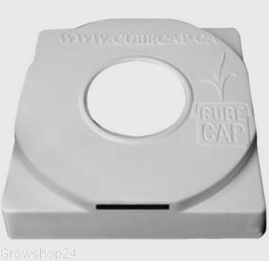 PLASTIKOWA OSŁONA ŚWIATŁOSZCZELNA NA WEŁNĘ MINERALNĄ 7,5X7,5cm (STABILIZUJE, CHRONI PRZED GLONAMI)