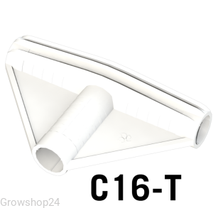 Łącznik rurek do boxa typu "T" 16mm C16-T