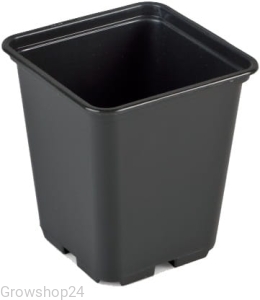 Doniczka kwadratowa 0,5L (9cm x 9cm x 10cm)