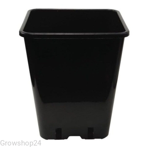 Doniczka plastikowa kwadratowa 7L z rantem