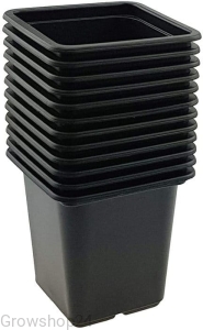 Doniczka kwadratowa 0,25L (7cm x 7cm x 8cm)