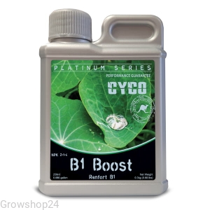 B1 BOOST PLATINUM SERIES 250ml, STYMULATOR WZROSTU I KWITNIENIA - CYCO (hydro, kokos, ziemia) 
