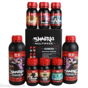 SHOGUN Fertilisers Samurai Coco Multipack Starter Kit - zestaw nawozów do uprawy w kokosie