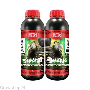 Nawóz Shogun Fertilisers Samurai Hydro Grow Hard Water  (A&B) - na wzrost do hydroponiki, woda twarda