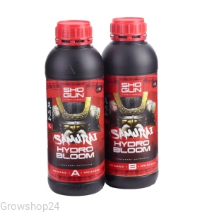 Nawóz Shogun Fertilisers Samurai Hydro Bloom Soft Water 2x1L (A&B) - na kwitnienie do hydroponiki , woda miękka