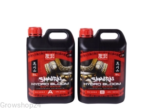Nawóz Shogun Fertilisers Samurai Hydro Bloom Hard Water (A&B) - na kwitnienie do hydroponiki, woda twarda