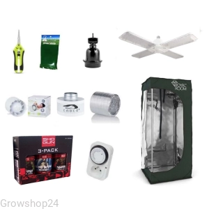 Zestaw uprawowy growbox RoyalRoom C50 50x50x120 + LED Agrolite 120W