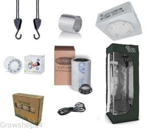 Growbox Zestaw Luckygrow modular110 + RoyalRoom® 40x40x120