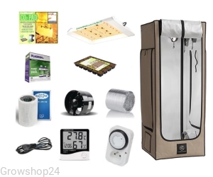 Growbox zestaw - namiot Herbgarden white 50x50x130cm + Mars hydro ts600