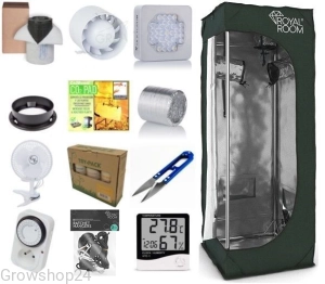 Growbox Zestaw Luckygrow modular110 + RoyalRoom® 40x40x120cm