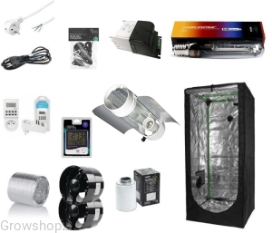 Growbox Zestaw HPS cooltube GIB Flower Spectrum 250w 80x80x180cm