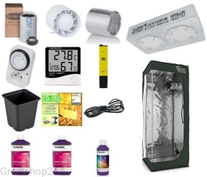 Growbox Zestaw RoyalRoom® 60x60x160 + Luckygrow modular220