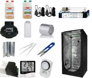 Growbox Zestaw HPS 400W DUAL + Herbgarden 100x100x200cm