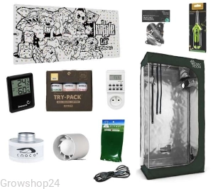 Growbox Zestaw RoyalRoom 80x40x160 + Lampa Grow The Jungle The Jackson Lite 200w LED