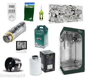 Growbox Zestaw RoyalRoom 80x80x180cm + Lampa Grow The Jungle The Jackson Lite 200w LED Grow