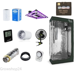 Growbox Zestaw RoyalRoom 80x80x180cm + Attis 200W PRO LED FULL SPECTRUM