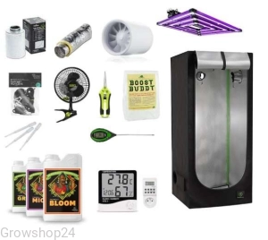 Growbox Zestaw Lumatek ATS 200W PRO LED + Herbgarden 80x80x180cm + zestaw Shogun Nutrients