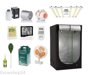 Growbox Zestaw Herbgarden 120x120x200cm + Mars Hydro FC-E4800 + zestaw Canna i akcesoria