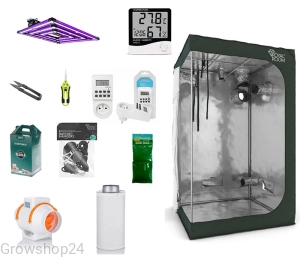 Growbox Zestaw uprawowy LED RoyalRoom® 120x120x200 + Lumatek Attis 300W PRO