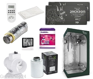 Growbox Zestaw RoyalRoom 120x120x200cm + 2x Lampa Grow The Jungle The Jackson Nemesis 200W LED Grow