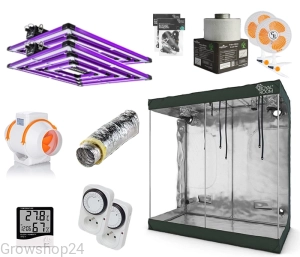 Growbox Zestaw RoyalRoom 200x100x200 + 2x Lumatek Attis 300W PRO LED FULL SPECTRUM ATS 300W PRO