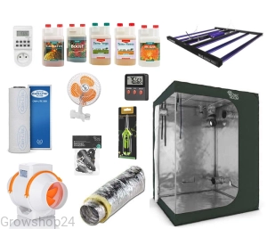 Zestaw Growbox RoyalRoom 150x150x200cm + Lumatek Zeus 2.9 Pro 600W + Wentylator Cornwall 125mm