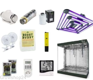 Growbox Zestaw RoyalRoom 200x100x200 + 2x Lumatek Attis 300W