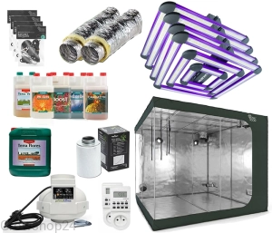 Growbox Zestaw RoyalRoom 240x240x200cm + 4x Lumatek Attis 300W