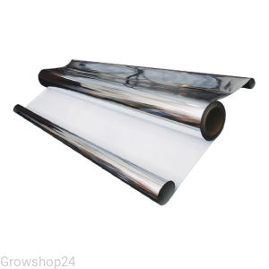 Folia srebrno-biała 100% 1,25m x 1m - 100mb