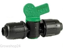 Zawór kulkowy 20mm-20mm ZIELONY