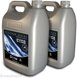 GROW A+B PLATINUM SERIES 2x5L, DWUSKŁADNIKOWY NAWÓZ NA WZROST - CYCO (hydro, kokos, ziemia) 