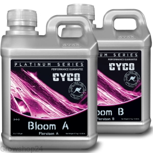 BLOOM A+B PLATINUM SERIES 2x1L, DWUSKŁADNIKOWY NAWÓZ NA KWITNIENIE - CYCO (hydro, kokos, ziemia) 