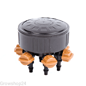 DIG REGULOWANY 6-WYLOTOWY KROPLOWNIK 1/2IN 0-450 L/H